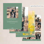 "Painted 22" - Holiday Cards in Pastel Mix by Anna Elder - Back of Card Options
