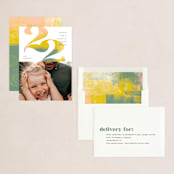 "Painted 22" - Holiday Cards in Pastel Mix by Anna Elder - Assembled