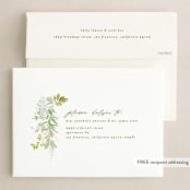 "green wisps" - Holiday Cards in Greenery by Phrosné Barwood - FREE Recipient Addressing