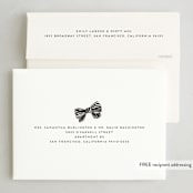"Grid" - Holiday Cards in Ecru by Morgan Kendall - FREE Recipient Addressing