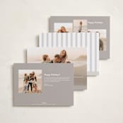 "cursive bottom" - Holiday Cards in Winter by Cass Loh - Back of Card Options