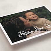 "cursive bottom" - Holiday Cards in Winter by Cass Loh - Detail