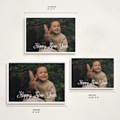 "cursive bottom" - Holiday Cards in Winter by Cass Loh - Formats Available