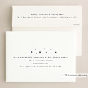 "Rating 2020" - Holiday Cards in Midnight by Hudson meet Rose - FREE Recipient Addressing