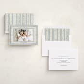 "Delicate botanical frame" - Holiday Cards in Blue Jay by Lucrecia Caporale - Assembled