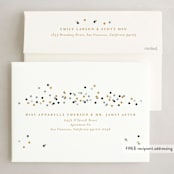 "Cheer" - Holiday Cards in Snow by Erin German - FREE Recipient Addressing