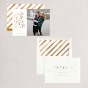 "New Year Let's Cheer!" - Holiday Cards in Champagne by Erin German - Assembled