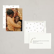 "Simple curved edge" - Holiday Cards in Daisy by Cass Loh - Assembled