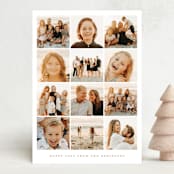 "Photo Montage" - Holiday Cards in Snow by Gwen Bedat - Front