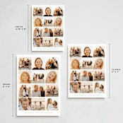 "Photo Montage" - Holiday Cards in Snow by Gwen Bedat - Formats Available