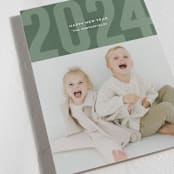 "Modern Year" - Holiday Cards in Emerald by Sarah Cohn - Detail