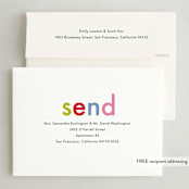 "playful holiday" - Holiday Cards in Gumdrops by Baumbirdy - FREE Recipient Addressing