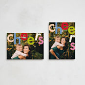 "playful holiday" - Holiday Cards in Gumdrops by Baumbirdy - Photo Orientation Options