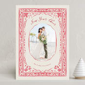 "cheerful frame" - Holiday Cards in Peppermint by Lucrecia Caporale - Front