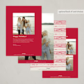 "cheerful frame" - Holiday Cards in Peppermint by Lucrecia Caporale - Back of Card Options