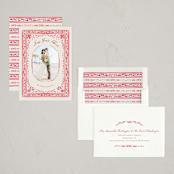 "cheerful frame" - Holiday Cards in Peppermint by Lucrecia Caporale - Assembled