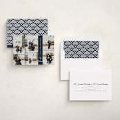"Abundant" - Holiday Cards in Midnight by Corinne Malesic - Assembled