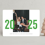 "Big Time" - Holiday Cards in Grass by Sara Hicks Malone - Front