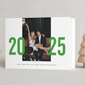 "Big Time" - Holiday Cards in Grass by Sara Hicks Malone - Folded Card
