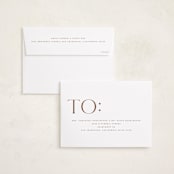 "On the Edge" - Holiday Cards in Snow by Michelle Taylor - FREE Recipient Addressing