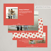 "Poster" - Holiday Cards in Stocking by Megan Davis - Back of Card Options