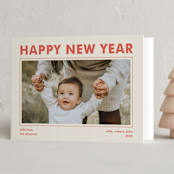"Poster" - Holiday Cards in Stocking by Megan Davis - Folded Card
