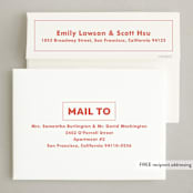 "Poster" - Holiday Cards in Stocking by Megan Davis - FREE Recipient Addressing