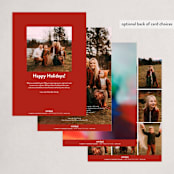 "Color Burst" - Holiday Cards in Rainbow by Lindsay Megahed - Back of Card Options