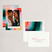 "Color Burst" - Holiday Cards in Rainbow by Lindsay Megahed - Assembled