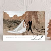 "Glide" - Holiday Cards in Snow by Jennifer Postorino - Front