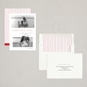 "Minimalist Gallery" - Holiday Cards in Cotton by Angela Thompson - Assembled
