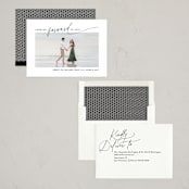 "Looking Forward" - Holiday Cards in Coal by Jackie Crawford - Assembled