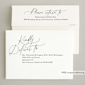 "Looking Forward" - Holiday Cards in Coal by Jackie Crawford - FREE Recipient Addressing