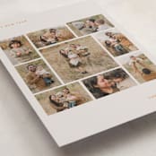 "Happy Nine" - Holiday Cards in Honey by Sumak Studio - Detail