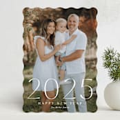 "Chapter 2025" - Holiday Cards in Snow by Yaling Hou Suzuki - Front