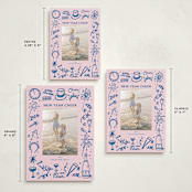 "New Year Cheer Doodles" - Holiday Cards in Blue Jay by Erika Firm - Formats Available
