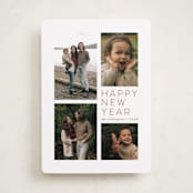 "All Aglow" - Holiday Cards in Berry by Jen Tips - Front
