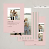 "Noted" - Holiday Cards in Porcelain by Pixel and Hank - Back of Card Options