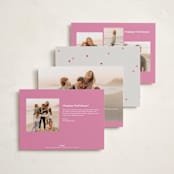 "Fun New Year" - Holiday Cards in Gumdrop by Lori Wemple - Back of Card Options