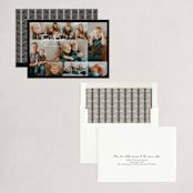 "Together" - Holiday Cards in Black Olive by Elky Ink - Assembled