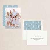 "Scripted" - Holiday Cards in Snow by Shannon Chen of Four Wet Feet Studio - Assembled