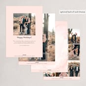 "Big 22" - Holiday Cards in Blush by Itsy Belle Studio - Back of Card Options