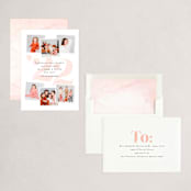 "Big 22" - Holiday Cards in Blush by Itsy Belle Studio - Assembled