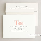 "Big 22" - Holiday Cards in Blush by Itsy Belle Studio - FREE Recipient Addressing
