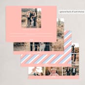 "New Year, New Us!" - Holiday Cards in Coral by Hooray Creative - Backer Options