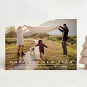 "Typewriter" - Holiday Cards in Vanilla by Abi de Leon - Front