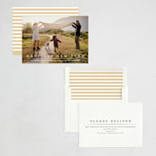 "Typewriter" - Holiday Cards in Vanilla by Abi de Leon - Assembled