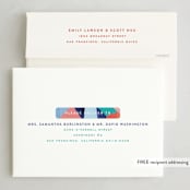 "Bright Border" - Holiday Cards in Tangerine by Hooray Creative - FREE Recipient Addressing