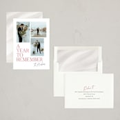 "A Year to Remember" - Holiday Cards in Cherry by Nicoletta Savod - Assembled