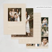 "very good year" - Holiday Cards in Snow by Ellen Schlegelmilch - Back of Card Options